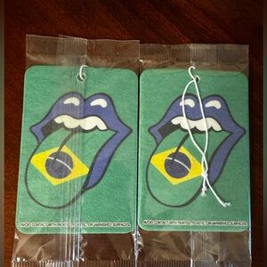 Brazil car air freshener Rolling Stones